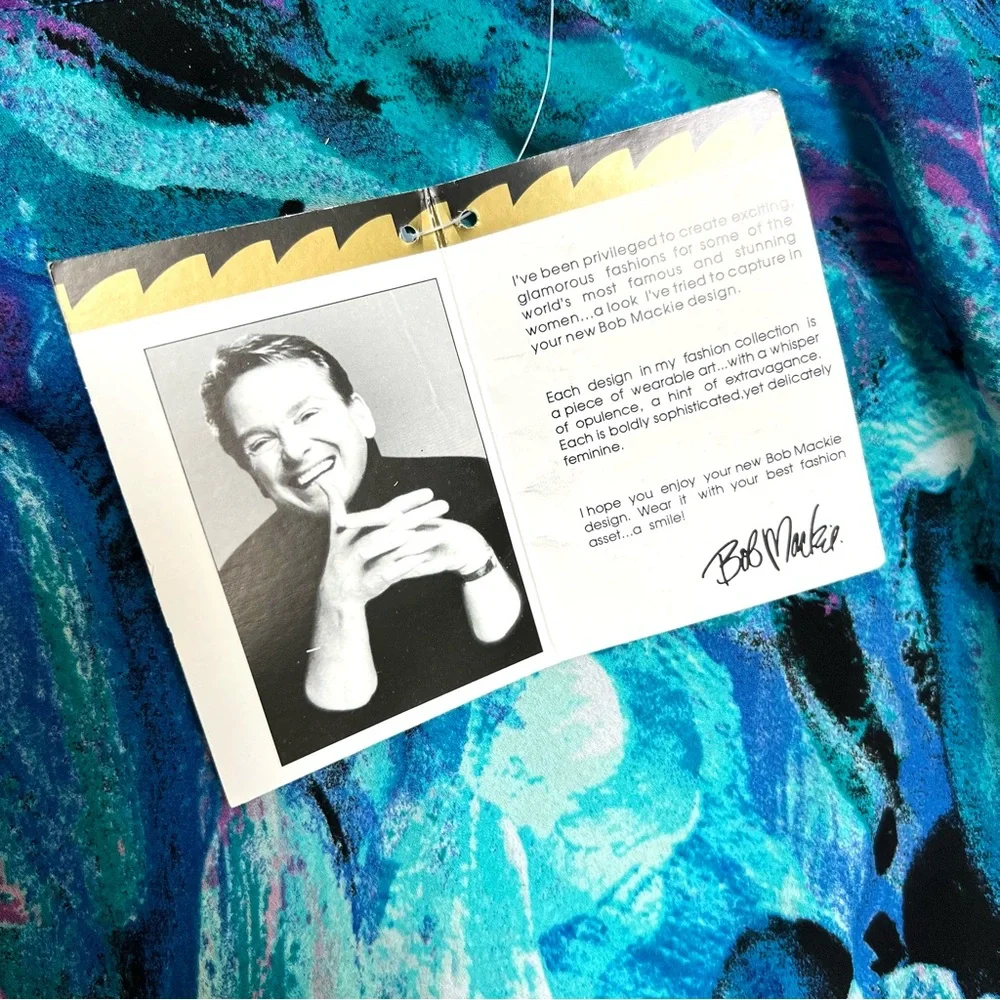 Bob Mackie stunning abstract